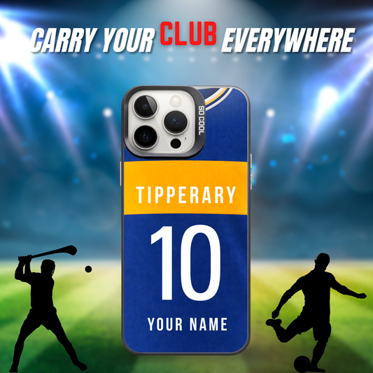 Personalised County Tipperary GAA Jersey Phone Case | Custom iPhone & Samsung Case