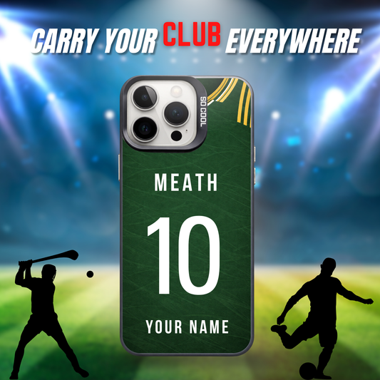 Personalised County Meath GAA Jersey Phone Case | Custom iPhone & Samsung Case