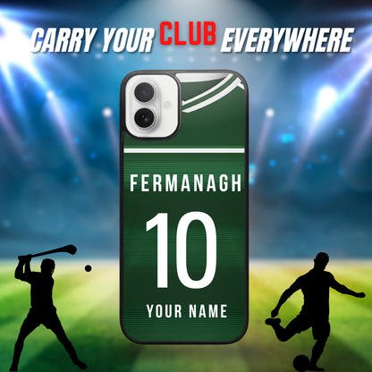 Personalised County Fermanagh GAA Jersey Phone Case | Custom iPhone & Samsung Case