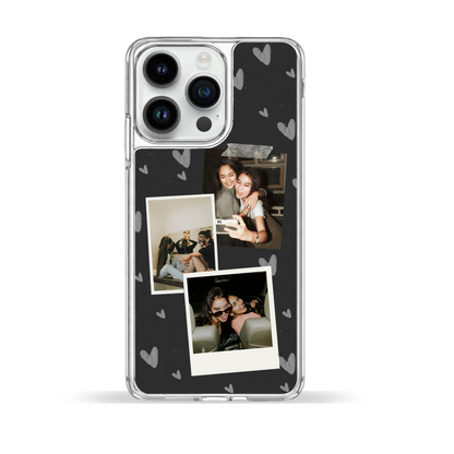 Personalised Photo Phone Case | Custom iPhone & Samsung Case | 3 photo polaroid Layout