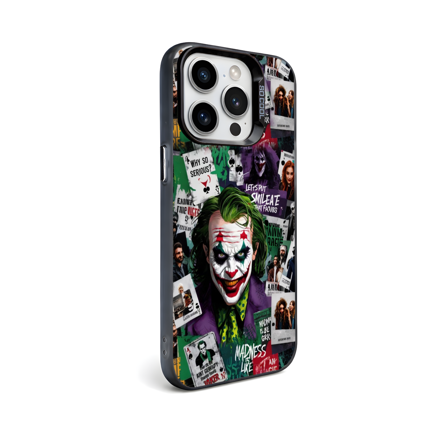 Why So Serious? Chaos Collage Phone Case | iPhone & Samsung