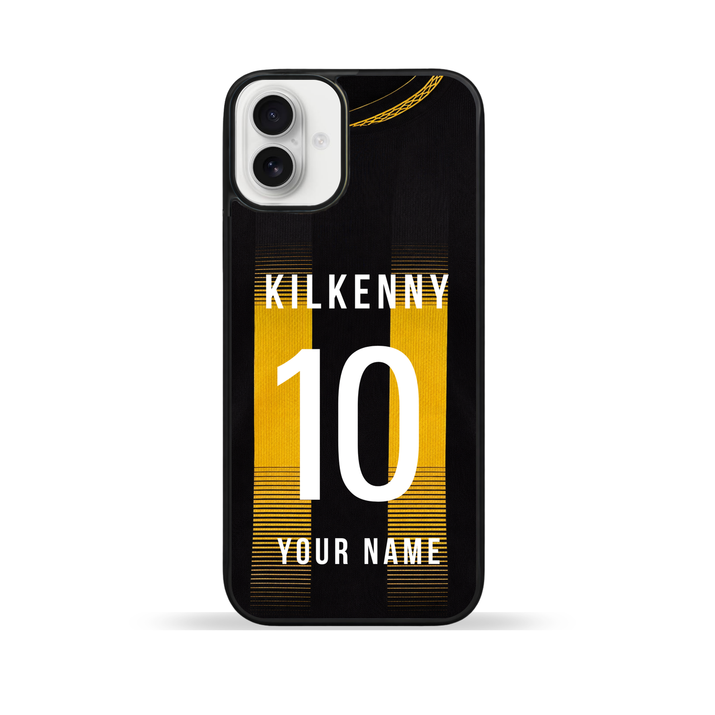 Personalised County Kilkenny GAA Jersey Phone Case | Custom iPhone & Samsung Case
