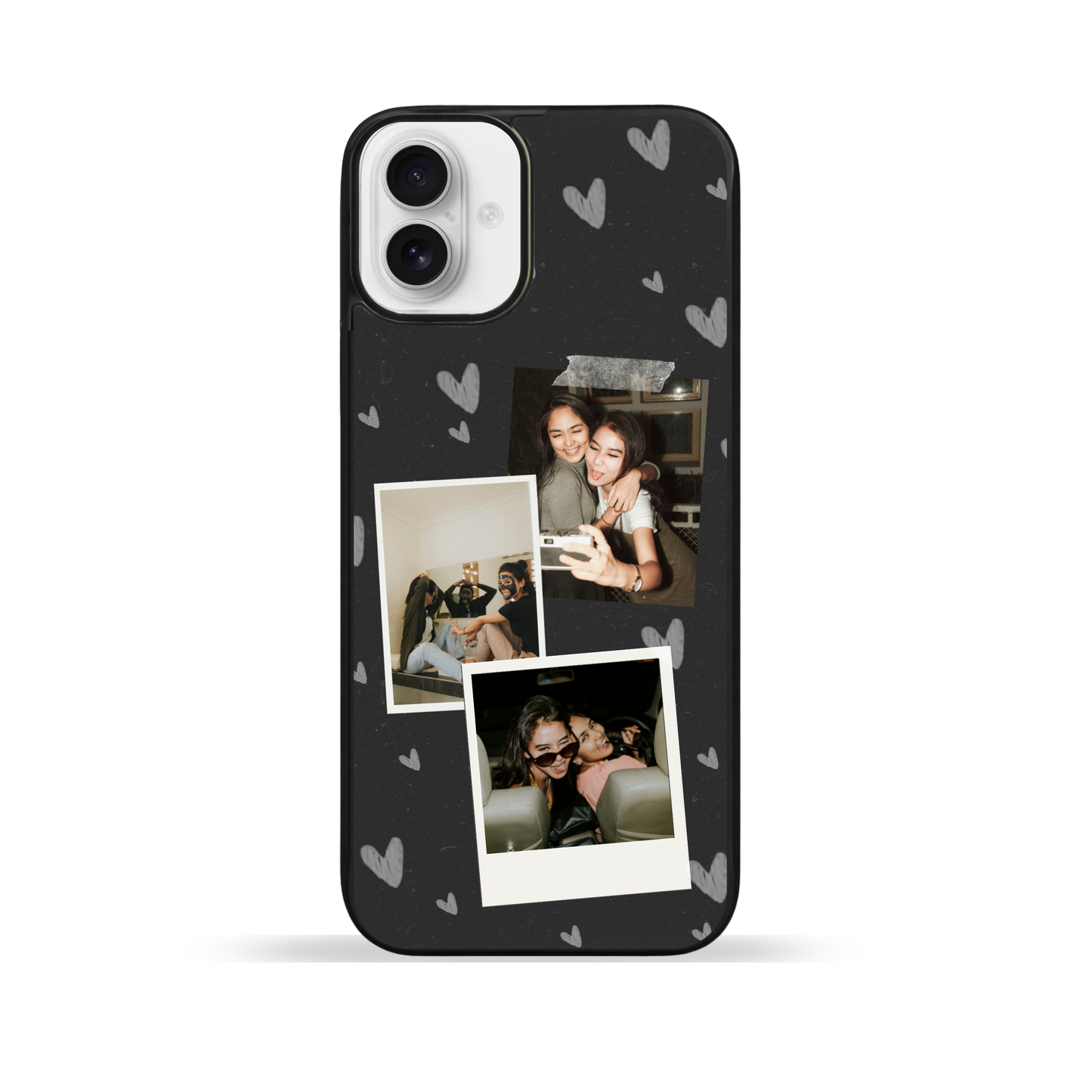 Personalised Photo Phone Case | Custom iPhone & Samsung Case | 3 photo polaroid Layout