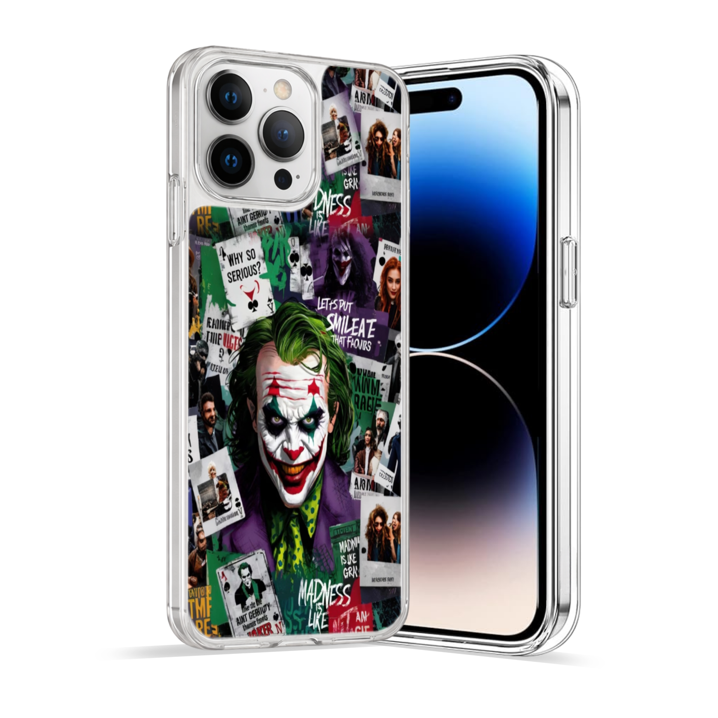 Why So Serious? Chaos Collage Phone Case | iPhone & Samsung