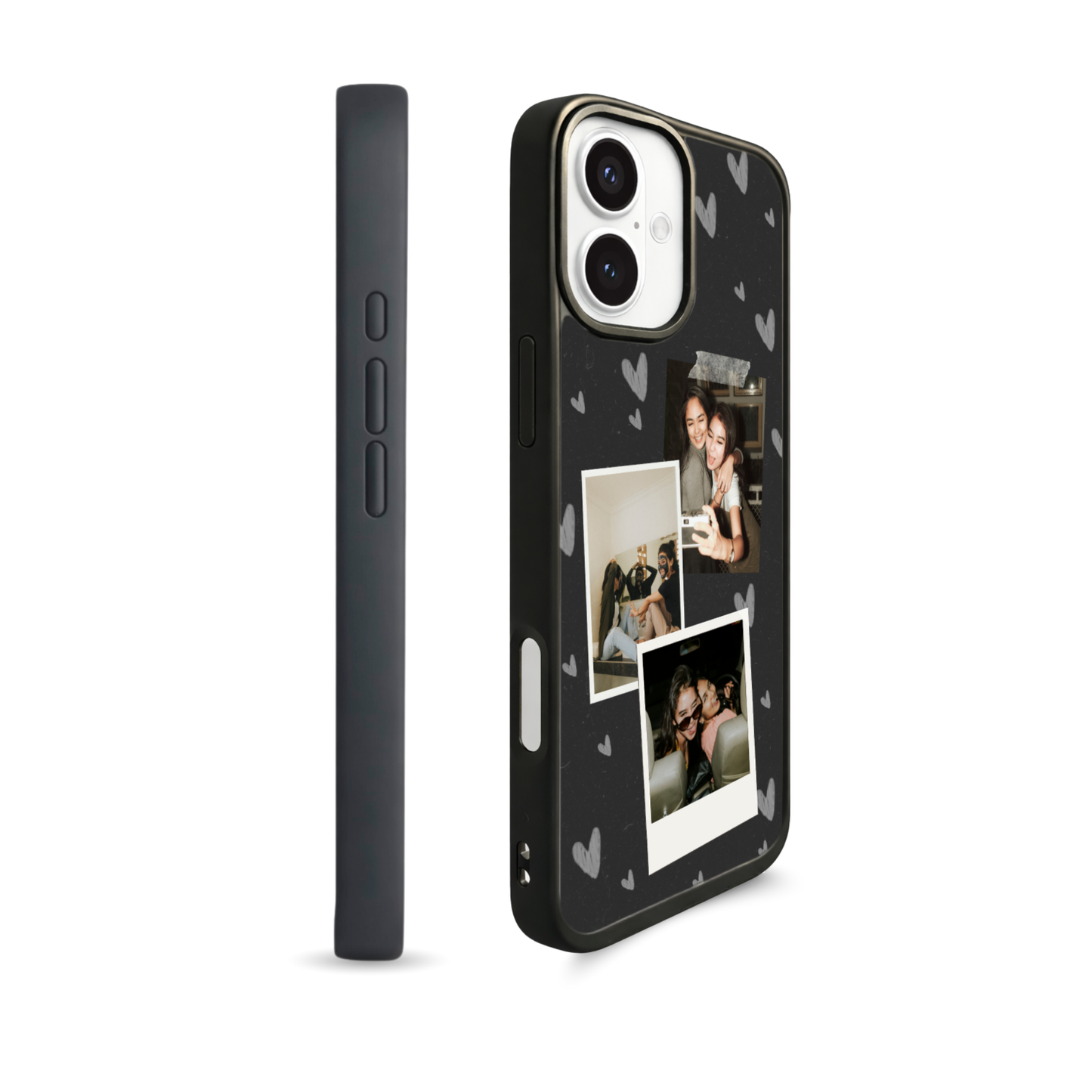 Personalised Photo Phone Case | Custom iPhone & Samsung Case | 3 photo polaroid Layout