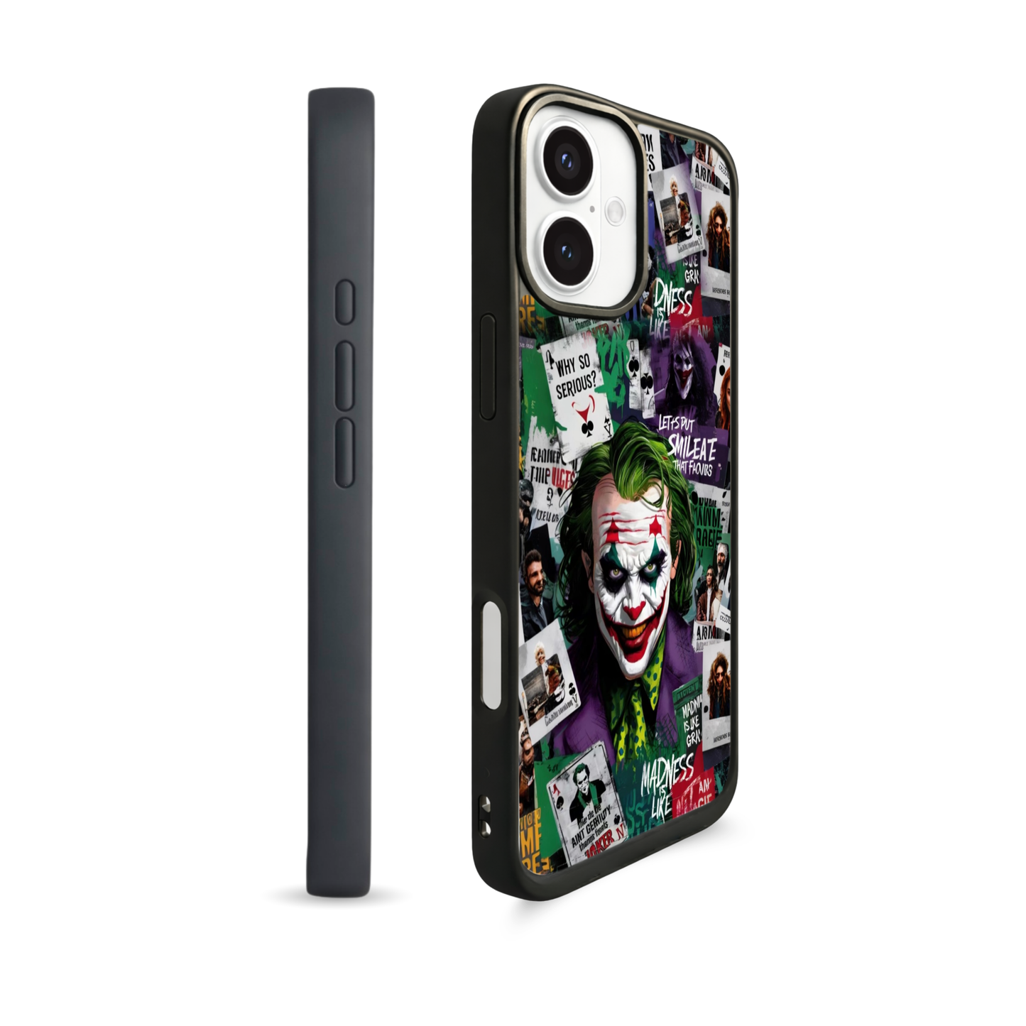Why So Serious? Chaos Collage Phone Case | iPhone & Samsung