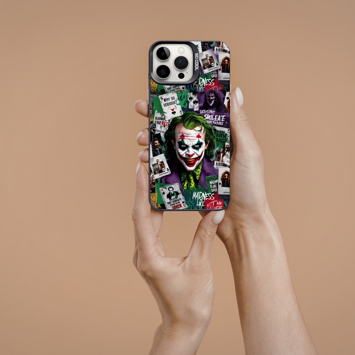 Why So Serious? Chaos Collage Phone Case | iPhone & Samsung