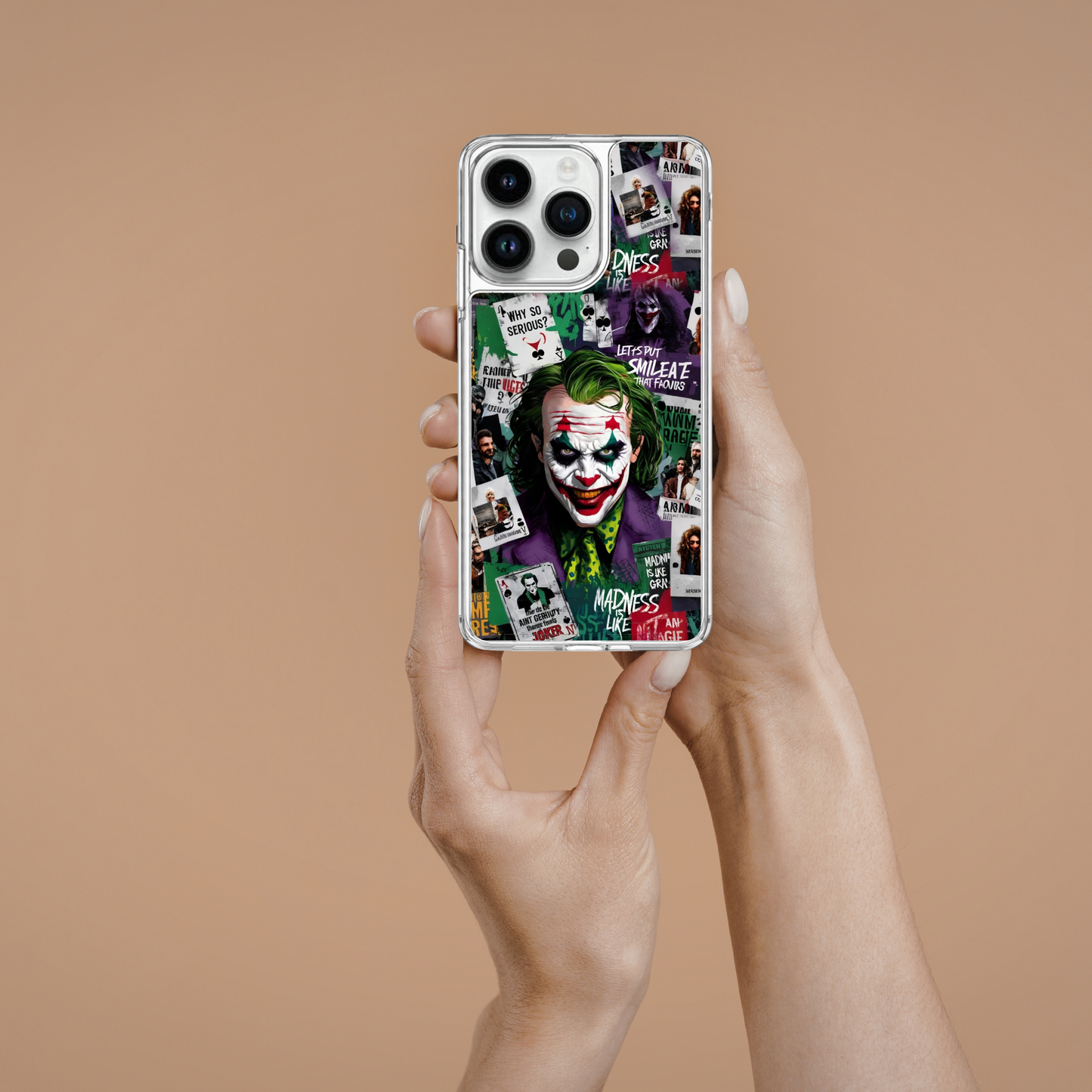 Why So Serious? Chaos Collage Phone Case | iPhone & Samsung
