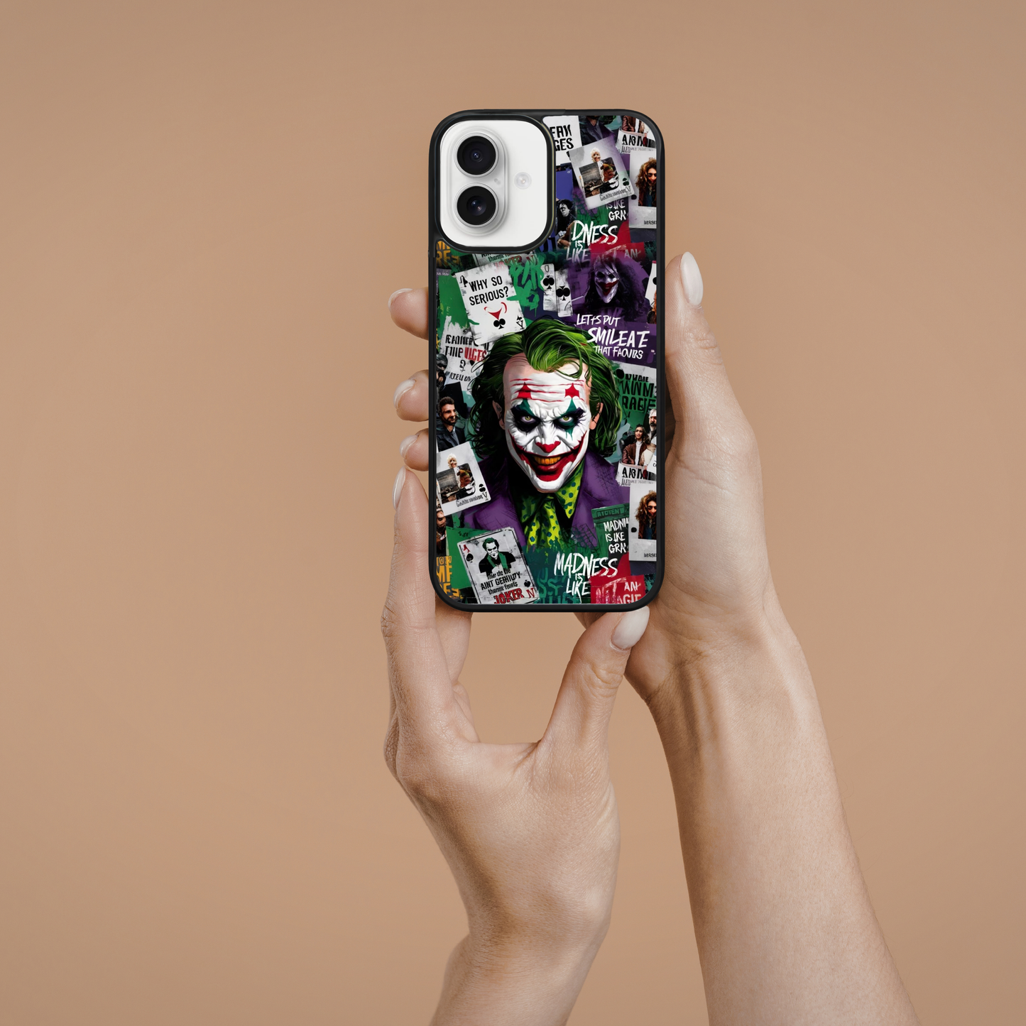 Why So Serious? Chaos Collage Phone Case | iPhone & Samsung
