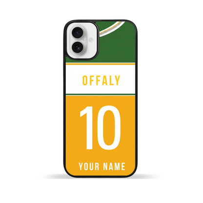 Personalised County Offaly GAA Jersey Phone Case | Custom iPhone & Samsung Case