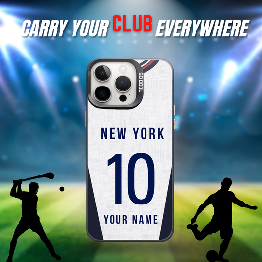 Personalised New York GAA Jersey Phone Case | Custom iPhone & Samsung Case