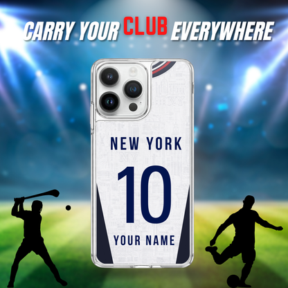 Personalised New York GAA Jersey Phone Case | Custom iPhone & Samsung Case