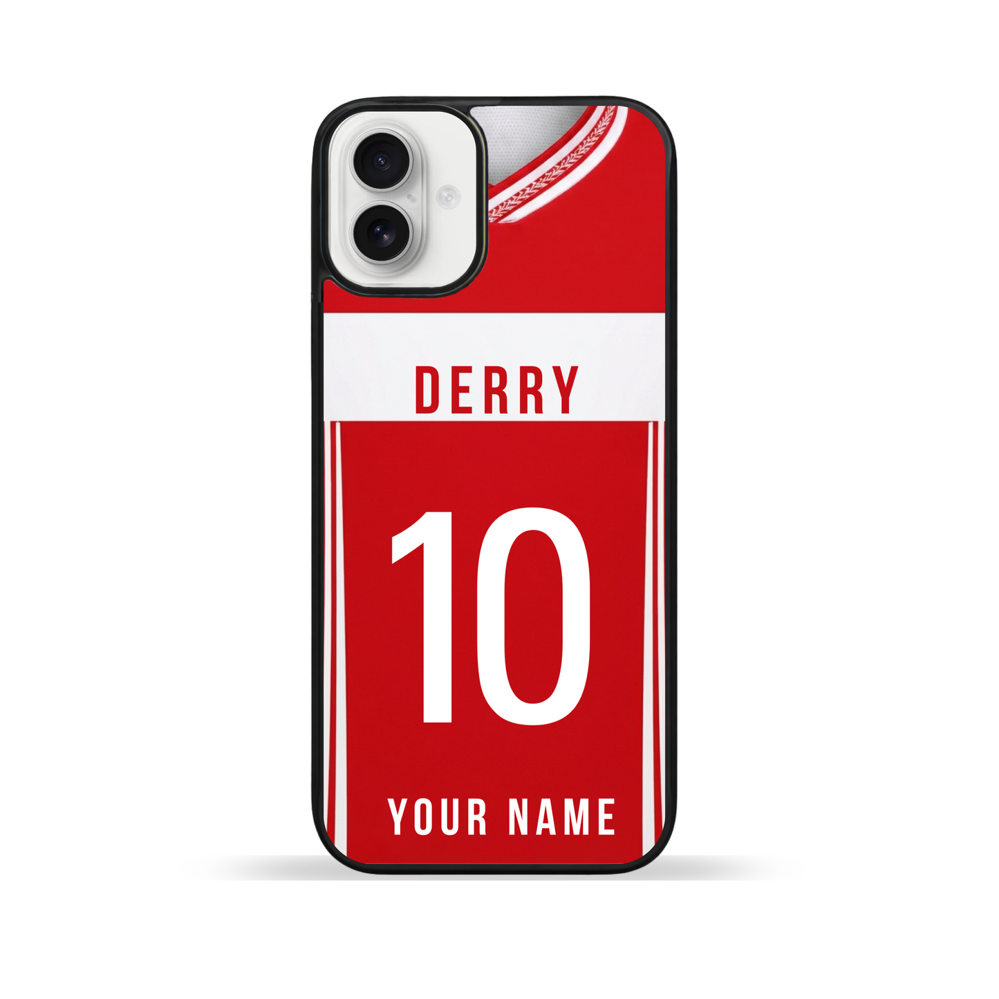 Personalised County Derry GAA Jersey Phone Case | Custom iPhone & Samsung Case