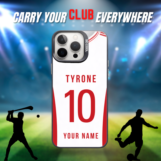 Personalised County Tyrone GAA Jersey Phone Case | Custom iPhone & Samsung Case