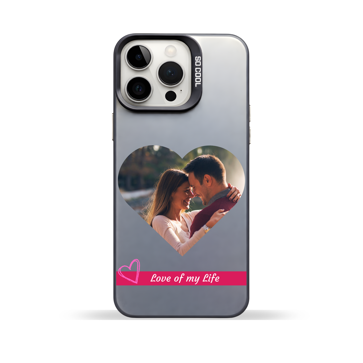 Personalised Photo Phone Case | Custom iPhone & Samsung Case | Heart Frame