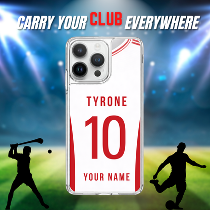 Personalised County Tyrone GAA Jersey Phone Case | Custom iPhone & Samsung Case