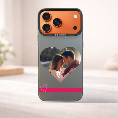 Personalised Photo Phone Case | Custom iPhone & Samsung Case | Heart Frame
