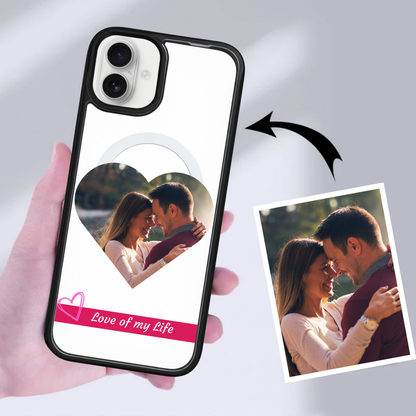Personalised Photo Phone Case | Custom iPhone & Samsung Case | Heart Frame