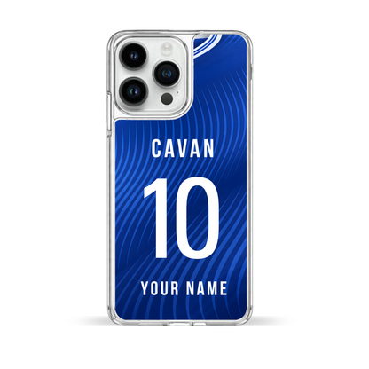 Personalised County Cavan GAA Jersey Phone Case | Custom iPhone & Samsung Case