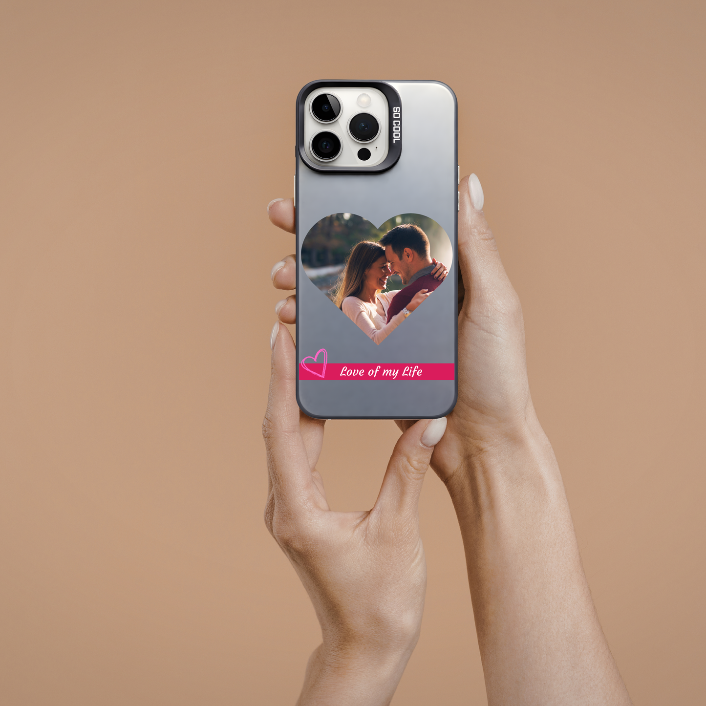 Personalised Photo Phone Case | Custom iPhone & Samsung Case | Heart Frame