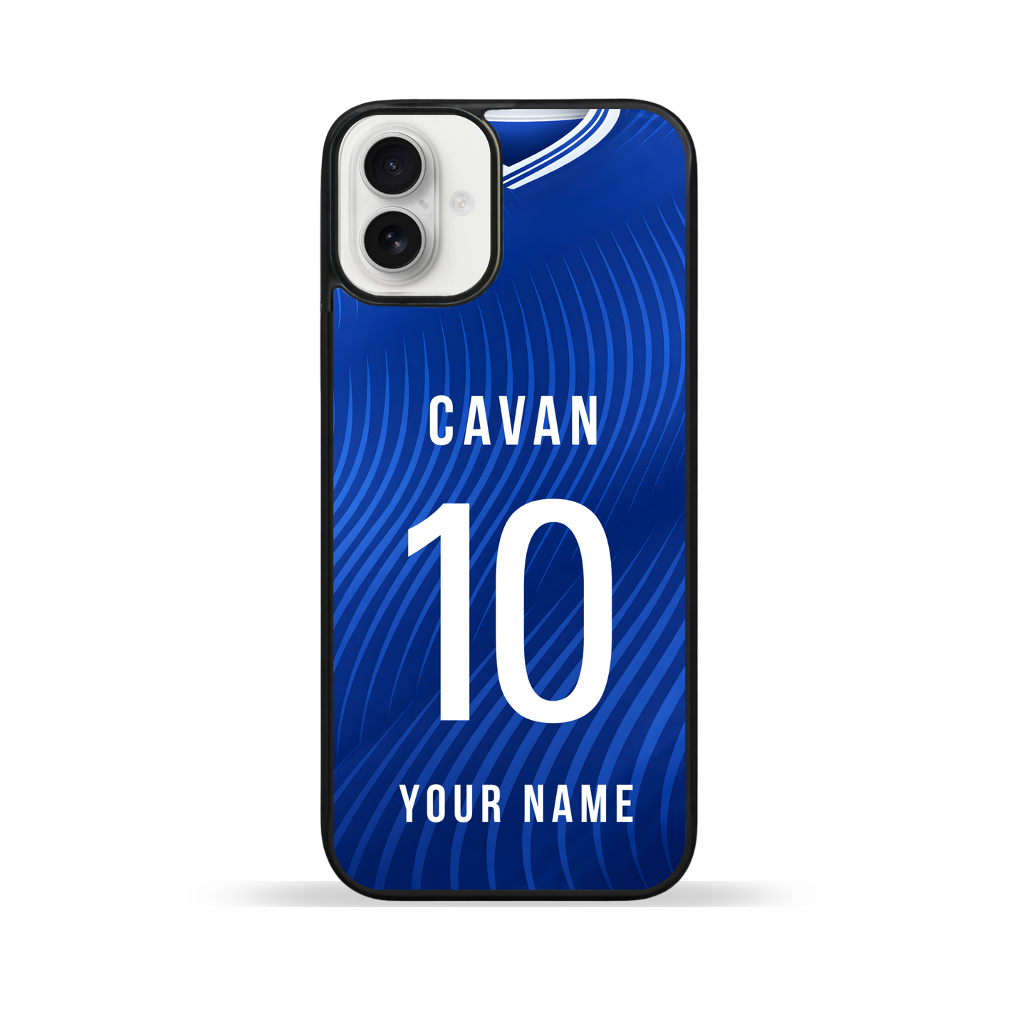 Personalised County Cavan GAA Jersey Phone Case | Custom iPhone & Samsung Case
