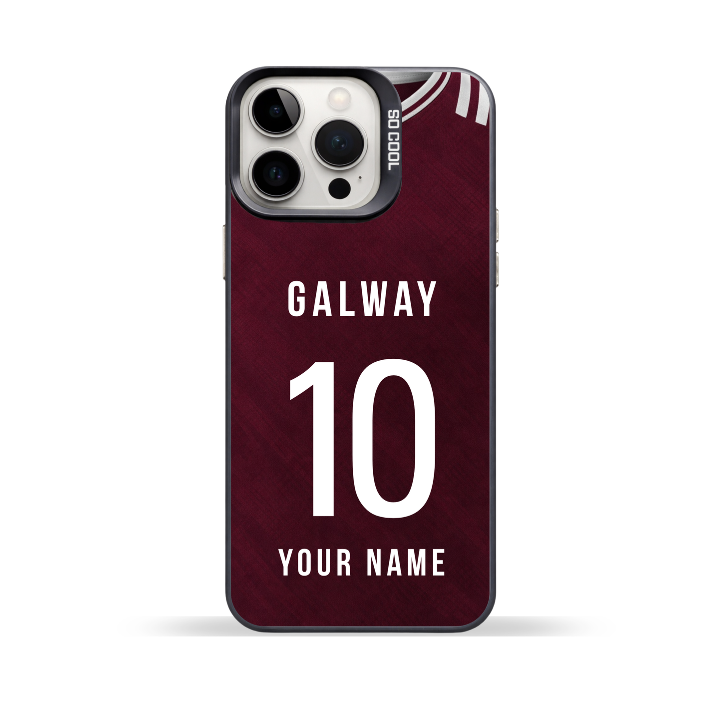 Personalised County Galway GAA Jersey Phone Case | Custom iPhone & Samsung Case