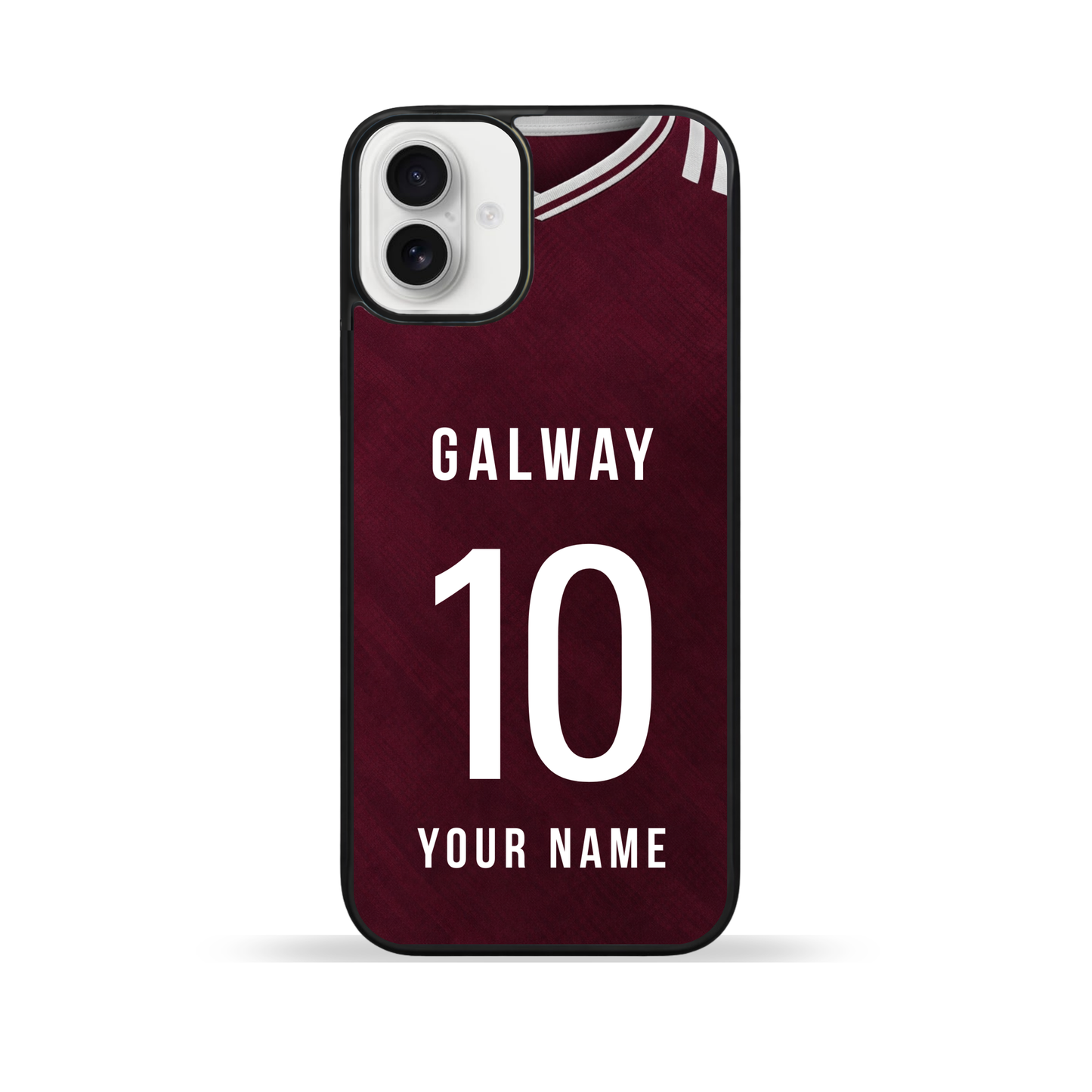 Personalised County Galway GAA Jersey Phone Case | Custom iPhone & Samsung Case