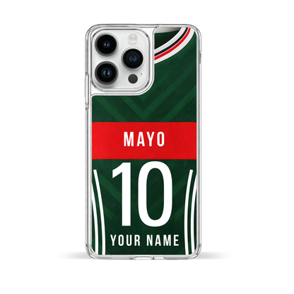 Personalised County Mayo GAA Jersey Phone Case | Custom iPhone & Samsung Case