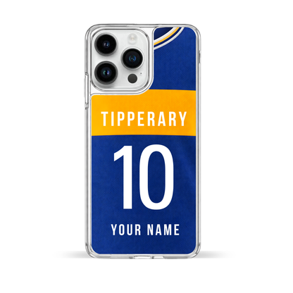 Personalised County Tipperary GAA Jersey Phone Case | Custom iPhone & Samsung Case