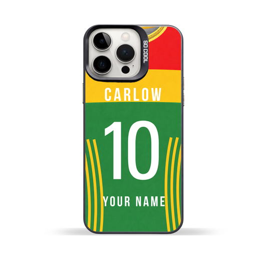 Personalised County Carlow GAA Jersey Phone Case | Custom iPhone & Samsung Case