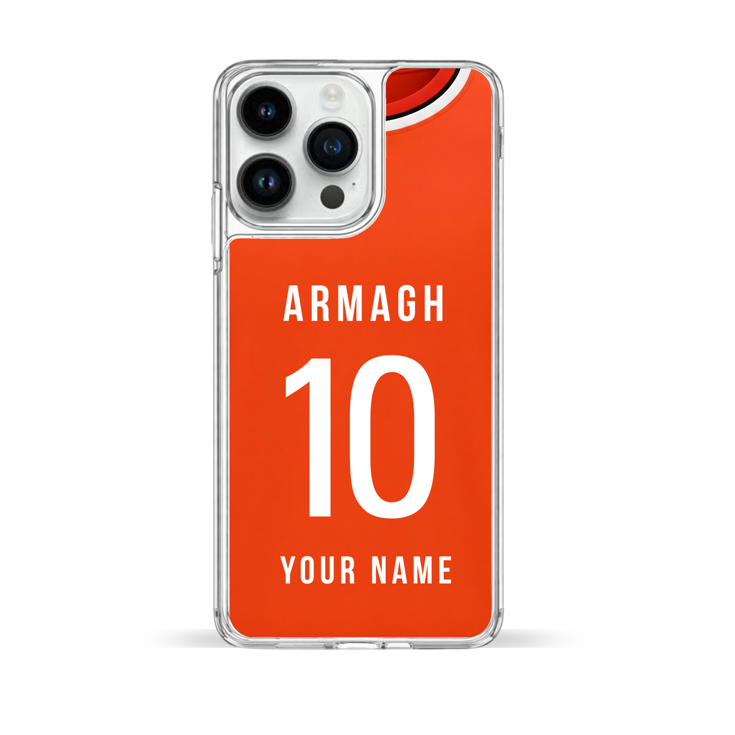 Personalised County Armagh GAA Jersey Phone Case | Custom iPhone & Samsung Case