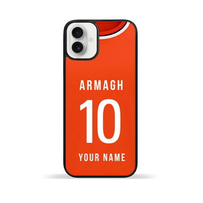 Personalised County Armagh GAA Jersey Phone Case | Custom iPhone & Samsung Case