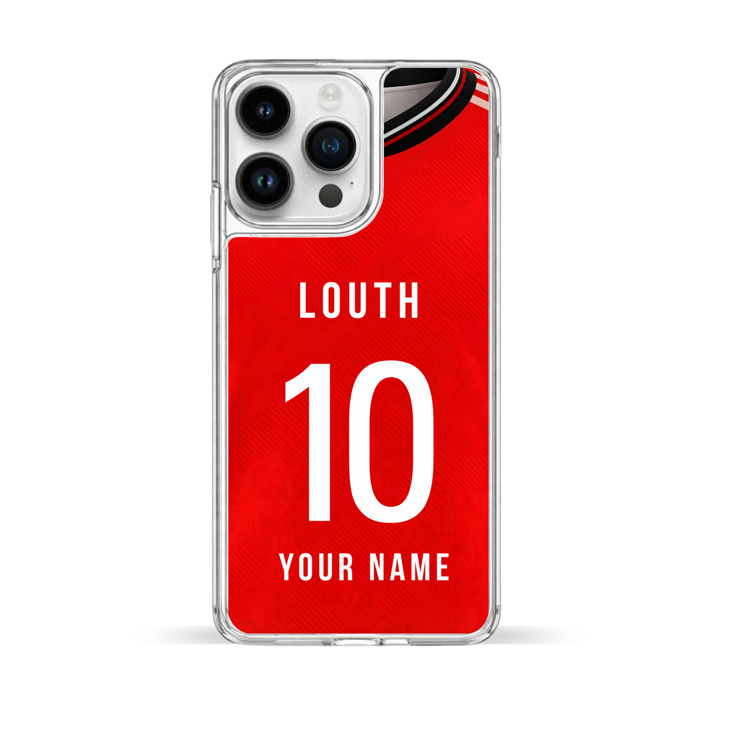Personalised County Louth GAA Jersey Phone Case | Custom iPhone & Samsung Case
