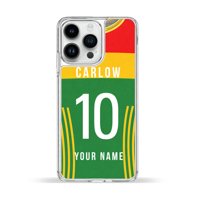 Personalised County Carlow GAA Jersey Phone Case | Custom iPhone & Samsung Case