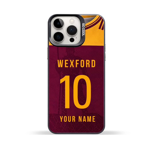 Personalised County Wexford GAA Jersey Phone Case | Custom iPhone & Samsung Case
