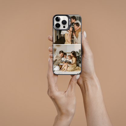 Personalised Photo Phone Case | Custom iPhone & Samsung Case | 2 Photo Vertical Layout