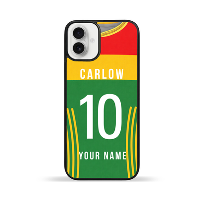 Personalised County Carlow GAA Jersey Phone Case | Custom iPhone & Samsung Case