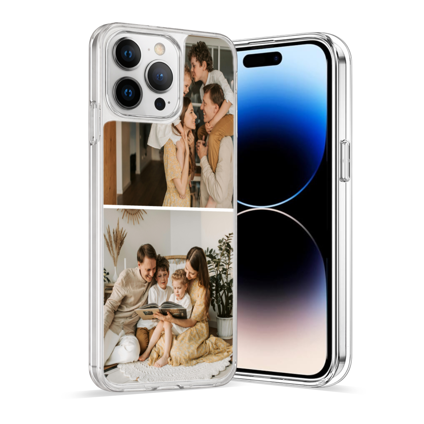 Personalised Photo Phone Case | Custom iPhone & Samsung Case | 2 Photo Vertical Layout