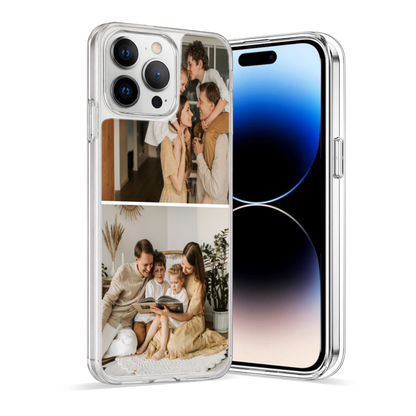 Personalised Photo Phone Case | Custom iPhone & Samsung Case | 2 Photo Vertical Layout