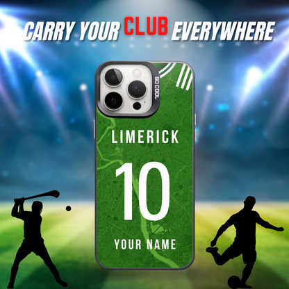 Personalised County Limerick GAA Jersey Phone Case | Custom iPhone & Samsung Case