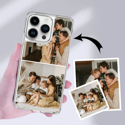 Personalised Photo Phone Case | Custom iPhone & Samsung Case | 2 Photo Vertical Layout