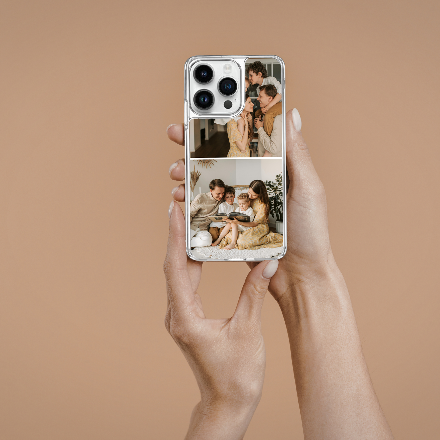 Personalised Photo Phone Case | Custom iPhone & Samsung Case | 2 Photo Vertical Layout