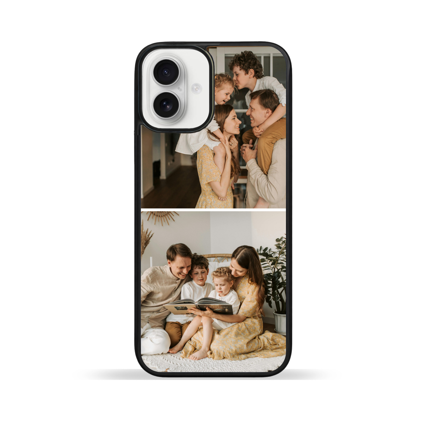 Personalised Photo Phone Case | Custom iPhone & Samsung Case | 2 Photo Vertical Layout