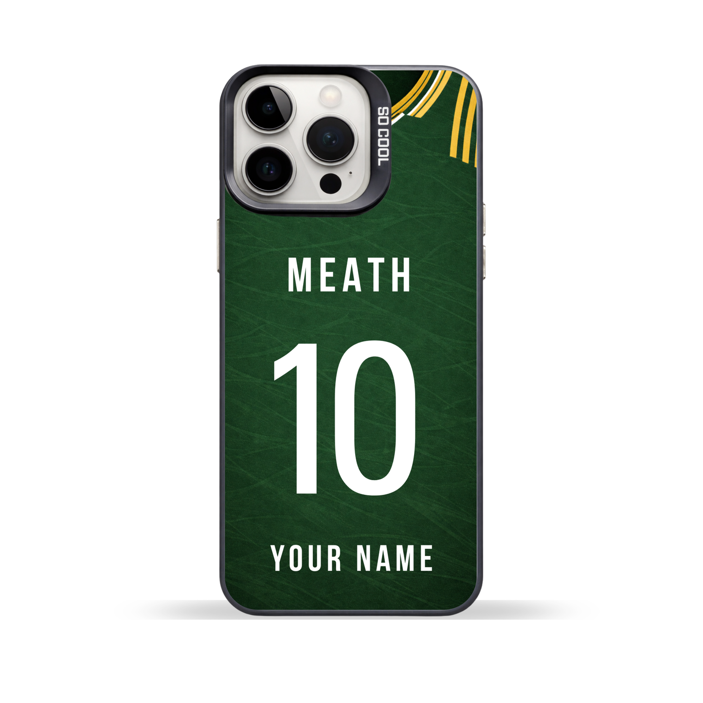 Personalised County Meath GAA Jersey Phone Case | Custom iPhone & Samsung Case