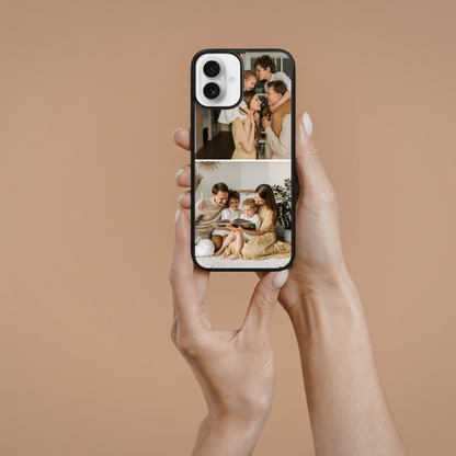 Personalised Photo Phone Case | Custom iPhone & Samsung Case | 2 Photo Vertical Layout