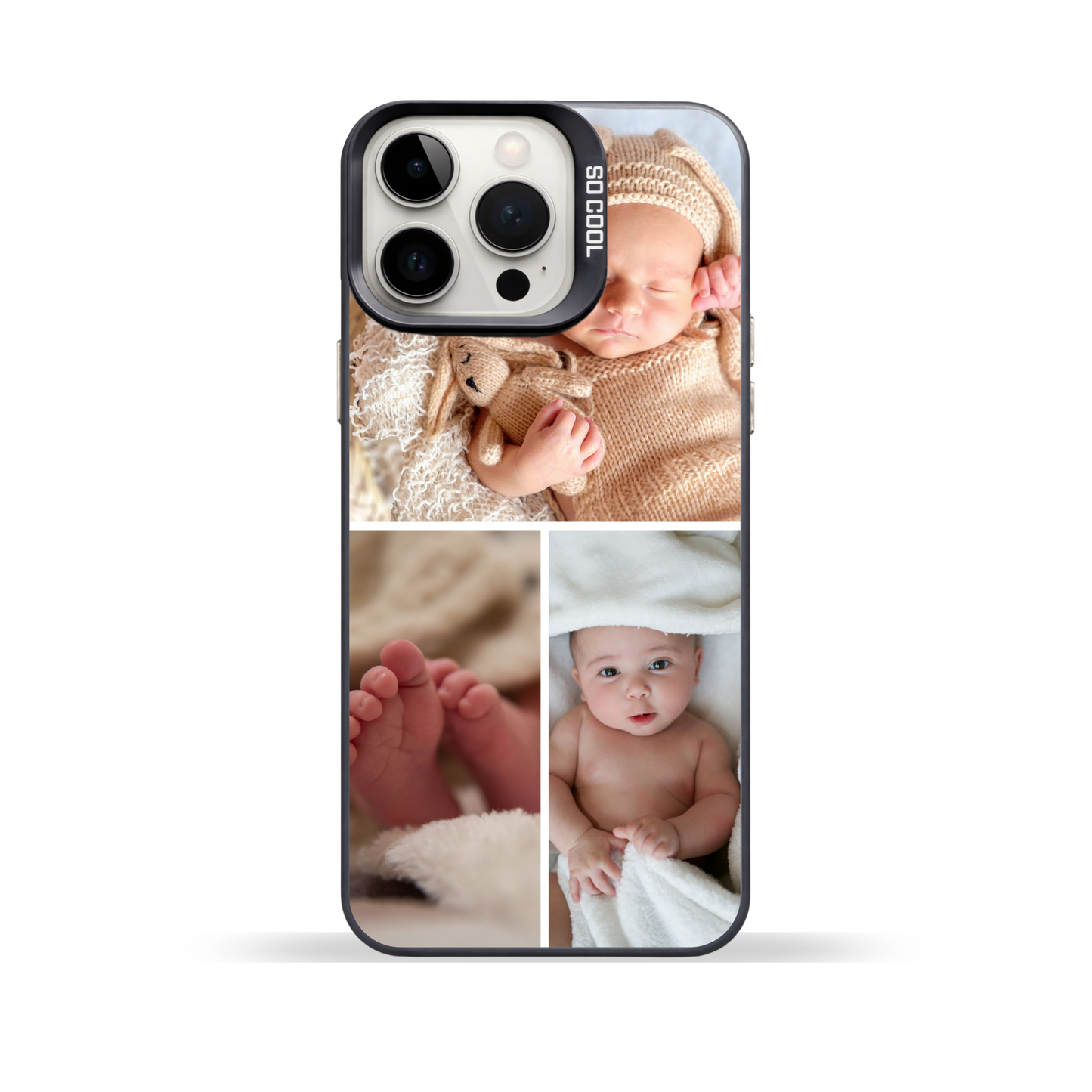 Personalised Photo Phone Case | Custom iPhone & Samsung Case | 3 Photo Panel Layout