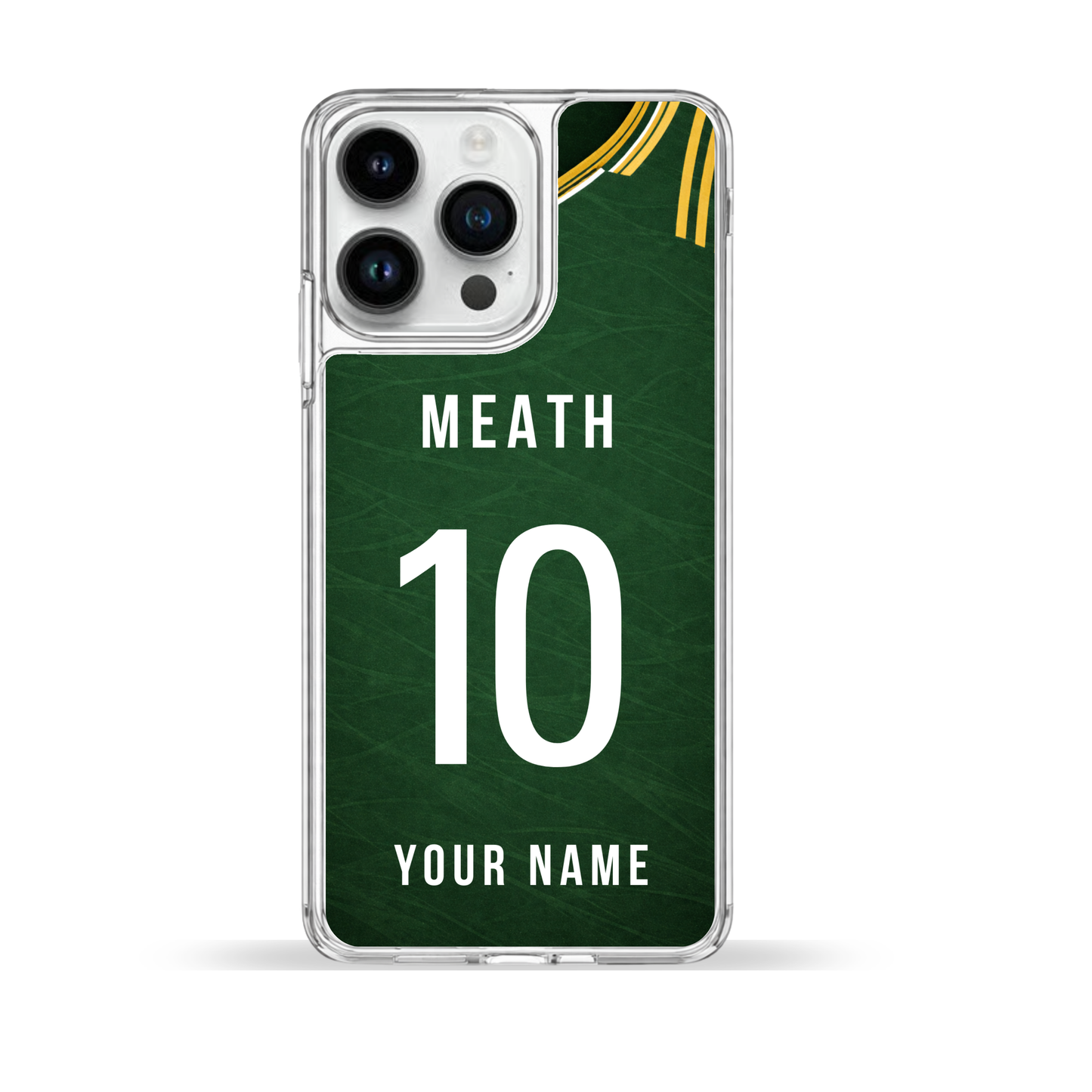 Personalised County Meath GAA Jersey Phone Case | Custom iPhone & Samsung Case