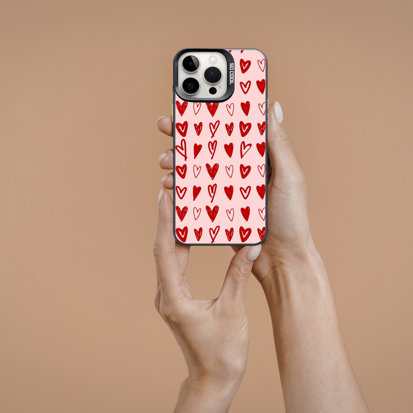 Heart Doodles Phone Case | iPhone & Samsung