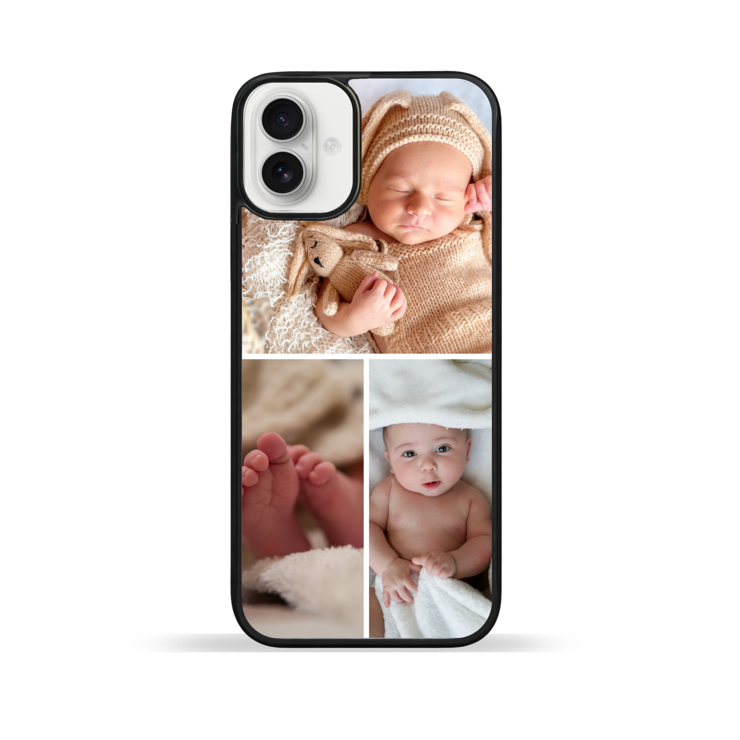 Personalised Photo Phone Case | Custom iPhone & Samsung Case | 3 Photo Panel Layout