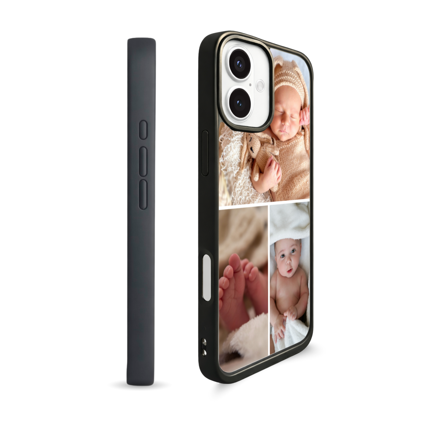 Personalised Photo Phone Case | Custom iPhone & Samsung Case | 3 Photo Panel Layout